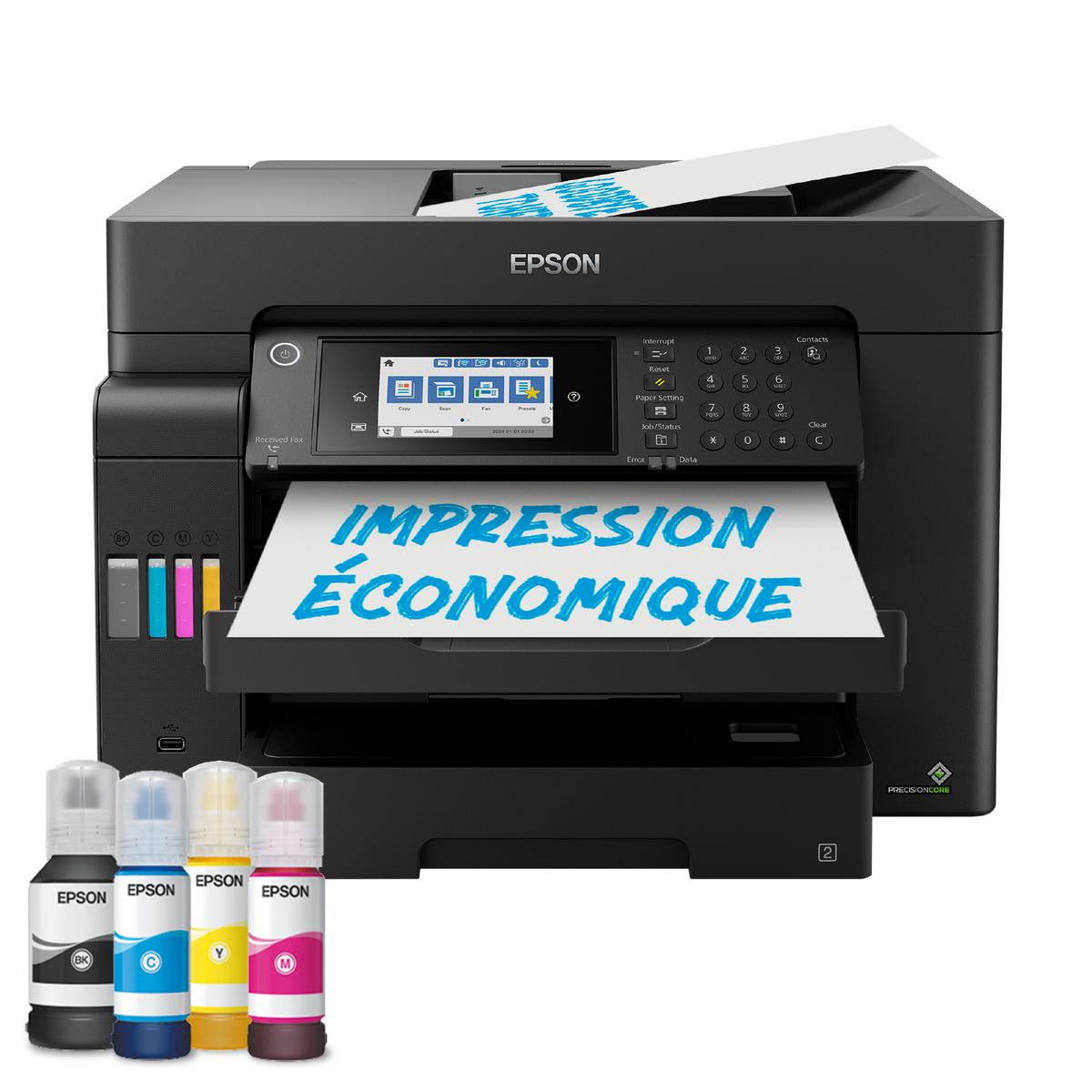 Imprimante multifonction A3+ Epson EcoTank ET-16605 avec réservoirs d'encre