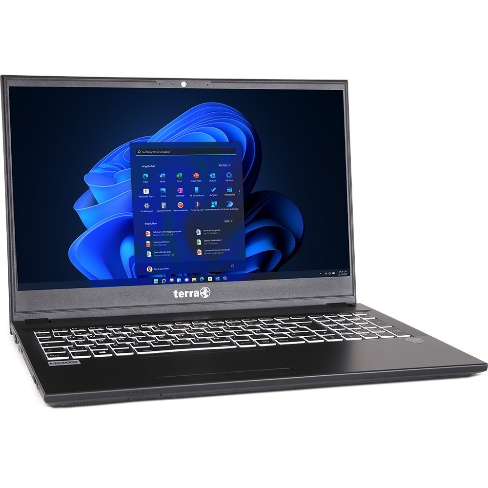 TERRA MOBILE 1516R - Vue arrière, portable professionnel TERRA Wortmann