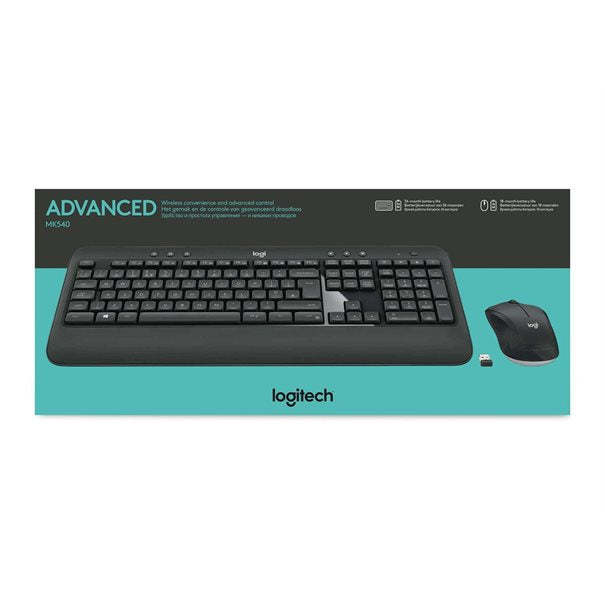 Logitech Desktop MK540 Advanced WL [FR] noir (Clavier et souris)