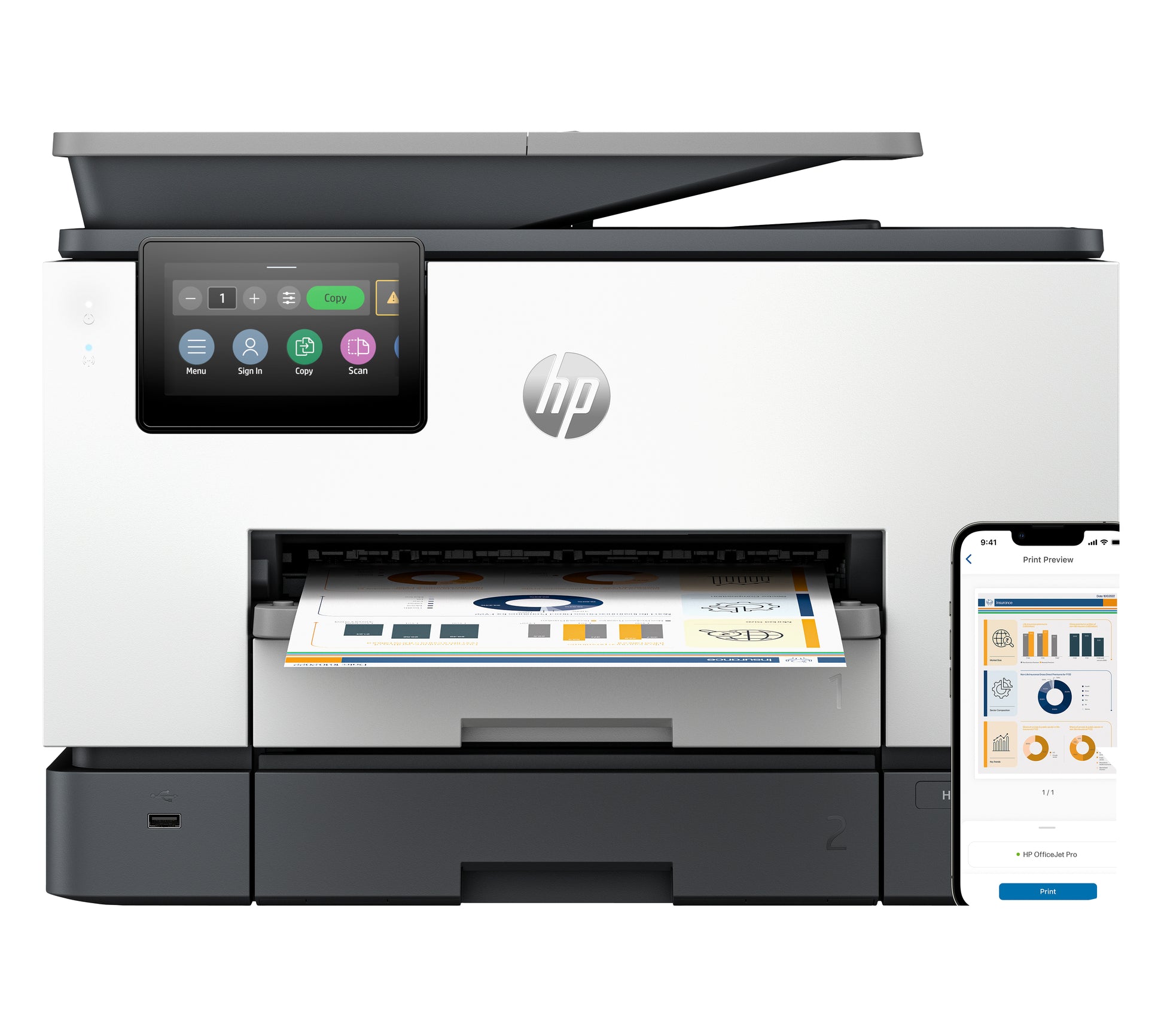 HP OfficeJet Pro 9130b (4-en-1)