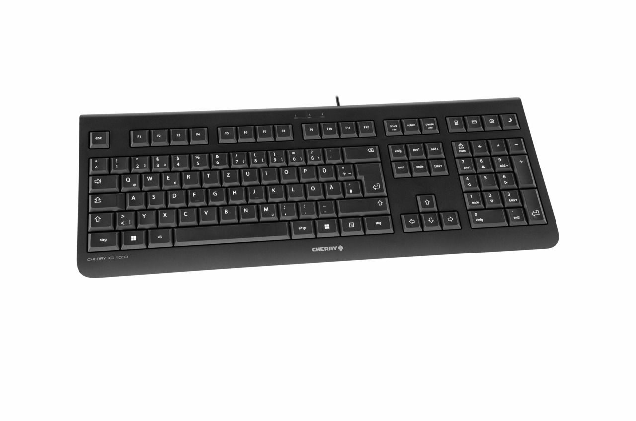 CHERRY Keyboard KC 1000 [FR] black/noir